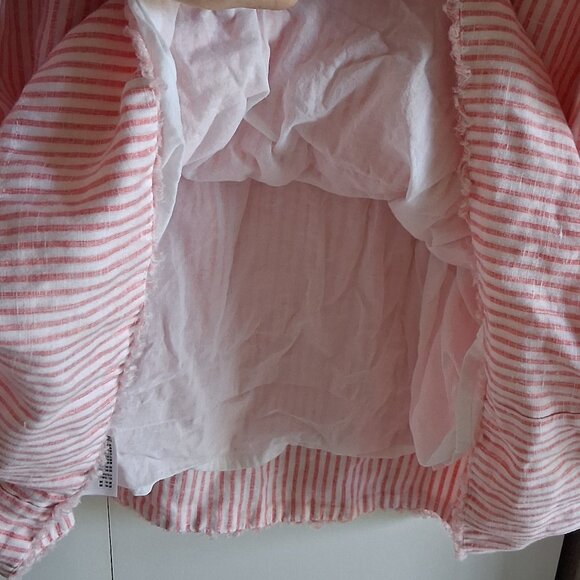 Tommy Bahama Sleeveless Pink & White Stripe Shift Dress Women's Size XL - Picture 5 of 11